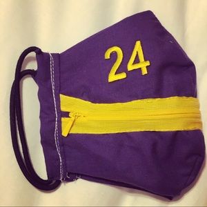 Lakers Kobe Bryant #24 zip the lips face mask